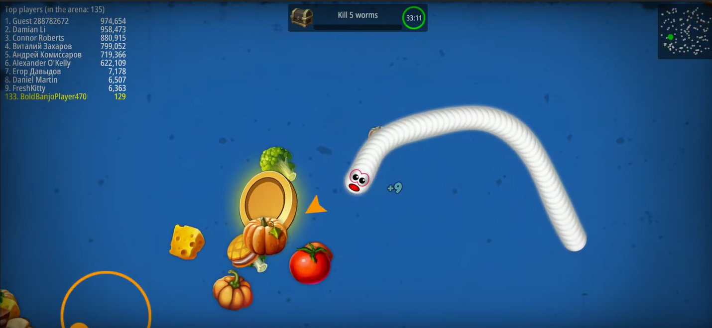 worms zone io game